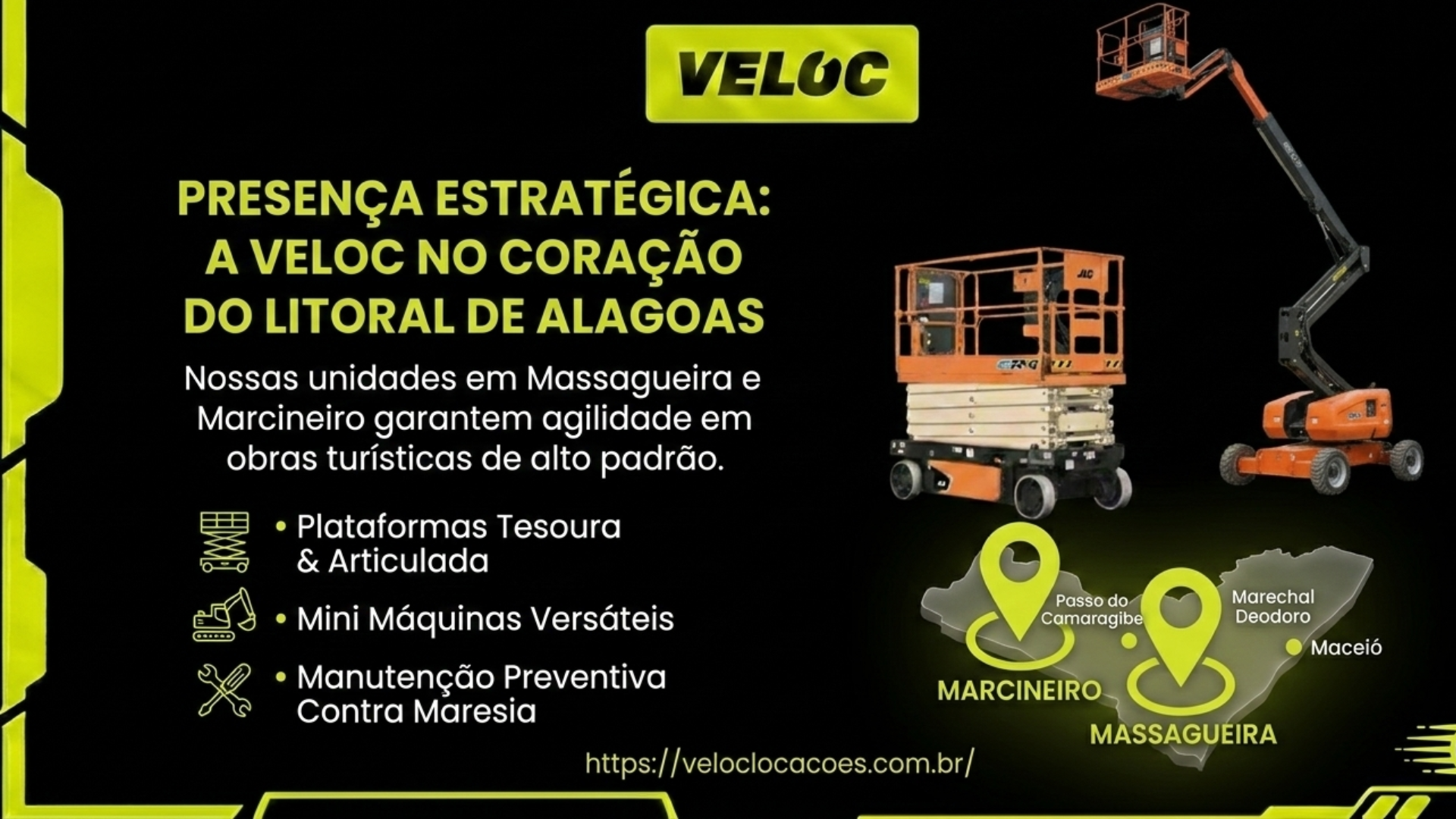 Presença Estratégica: A Veloc no coração do Litoral de Alagoas